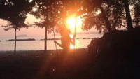 Sunset di Pulau Bulat