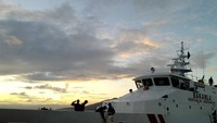 Pagi hari di atas kapal BAKAMLA