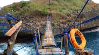 Jembatan Pulau Kalong, jembatan penantang adrenalin