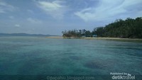 Kejernihan air di sekitar Pulau Pasoso