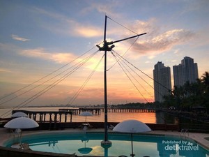 Jogging Sambil Lihat Sunrise di Utara Jakarta