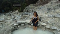 Salah satu Jacuzzi alami di Kawah Domas