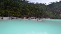 kawah putih, hijau tosca ferform