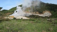 Pesona kepulan asap kawah Sikidang