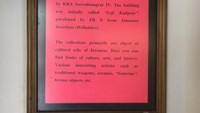 Informasi mengenai berdirinya Museum Radya Pustaka