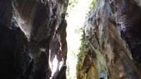 Lekuk indah pada dinding lembah Hidden Canyon