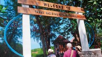 Taman Nasional Kepulauan Seribu di Pulau Pramuka.