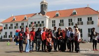 Para dTraveler di depan Museum Fatahilah