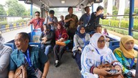 Bus City Tour Tangerang ada bagian area terbukanya