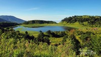 Memandang Telaga Dringo dari ketinggian