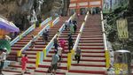 Kemegahan Bukit Kapur Berwarna-warni di Batu Caves, Malaysia