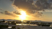 Suasana senja di Ujung Genteng