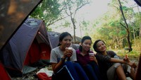 View dari dalam tenda