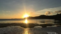 Sunset dilihat dari cottage