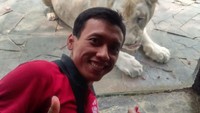 Saya belum pernah sedekat ini dengan Singa