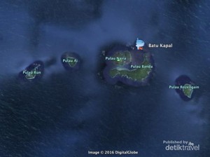 Kerajaan Bawah Laut nan Indah di Batu Kapal, Banda Neira