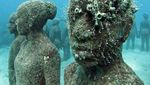 Keren, Ada Museum Patung Bawah Laut di Meksiko!