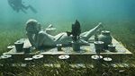 Keren, Ada Museum Patung Bawah Laut di Meksiko!
