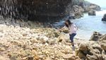 Keren! Air Terjun Langsung ke Laut di Gunungkidul