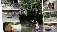 Bermain air di Tangkahan