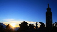 Menjelang waktu berbuka saat Sunset