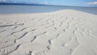 Putihnya Pasir Timbul Raja Ampat