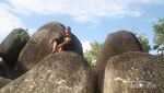 Keseruan Laskar Gerhana di Pantai Tanjung Tinggi, Belitung