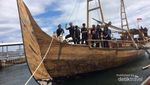 Ketika Kapal Spirit of Majapahit Tiba di Kota Toba, Jepang
