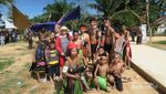 Ketika Suku Dayak Pesta Panen