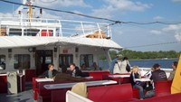 Suasana di kapal menyusuri Teluk Kiel (Foto: Fitraya/detikTravel)