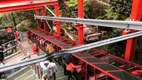 Salah satu wahana di Scenic World yaitu Scenic Railway.