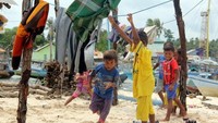 Anak-anak nelayan di Papela