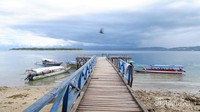Dermaga penyeberangan menuju Pulau Mansinam