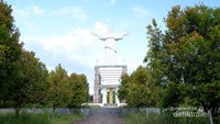 Patung Kristus Raja di Pulau Mansinam