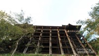 Inilah Pasak yang menahan kuil Kiyomizu-dera