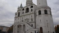 Ivan the Great Bell tower yang merupakan menara tertinggi di Kremlin
