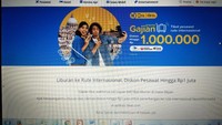 Salah satu promo menarik di Tiket.com