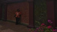 Dinding sekeliling Kuil Utama Wat Phnom..