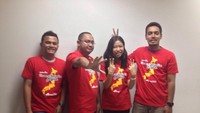 Berpose bersama Bos Detik Travel