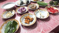 Bumbu alami sebagai bahan pembuat Pangek Ikan Hamil