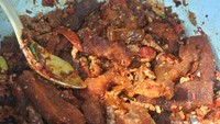 Krecek nan enak di Gudeg Mbok Lindu
