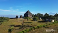 Candi Ijo yang sangat cantik di pagi hari