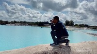 Mengabadikan pesona Danau Kaolin
