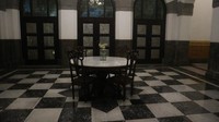 Bagian depan museum yang tertutup untuk umum