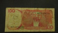 Uang Rp 100 yang menjadi awal petualangan ini