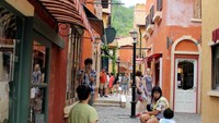 Lorong bergaya Italia (Ichsan/detikHot)