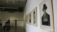 Koleksi lukisan yang ada dalam pameran.