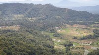 View dari Flying Fox Panorama, Bukittinggi.