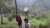 Curug Malela dari kejauhan