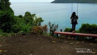 Salah satu spot foto di Gua Sarang, Sabang